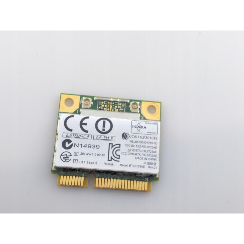 Realtek RTL8723AE Toshiba mini WLAN WiFi card