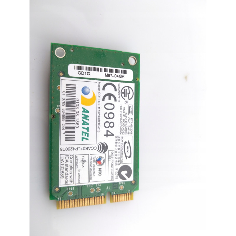 Karta mini PCI-E WLAN WiFi BCM92046mPCIe Dell