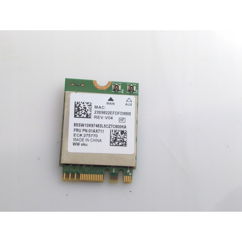 Realtek RTL8822BE Lenovo mini WLAN WiFi card