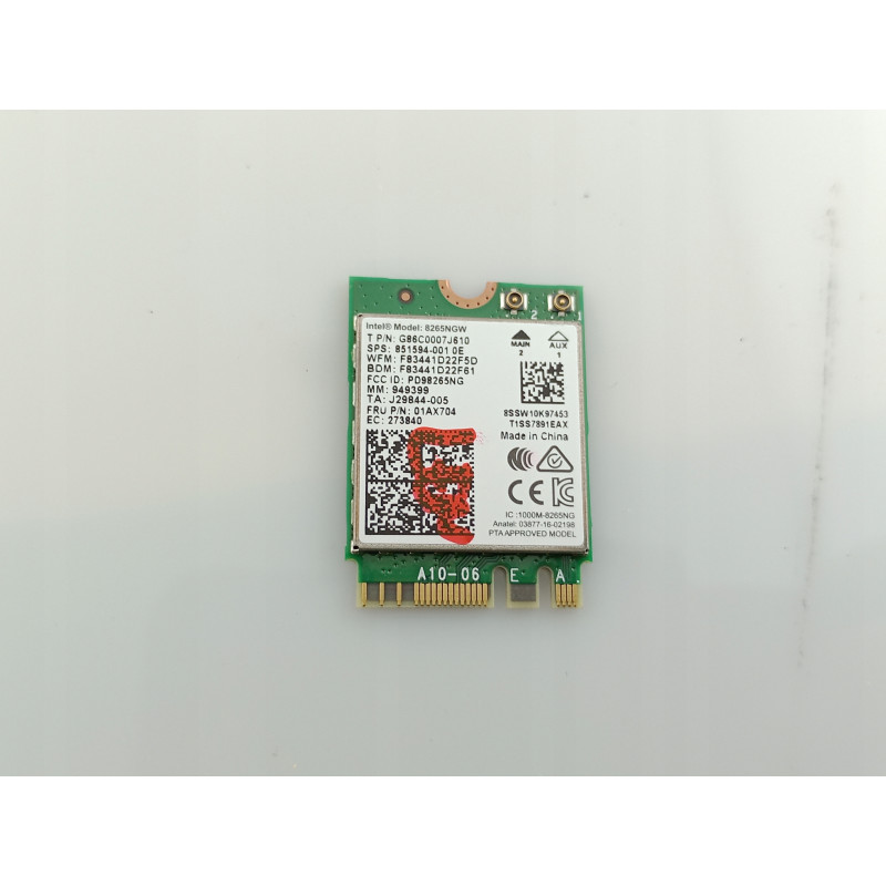 Intel 8265NGW Lenovo mini PCI-E WLAN WiFi card