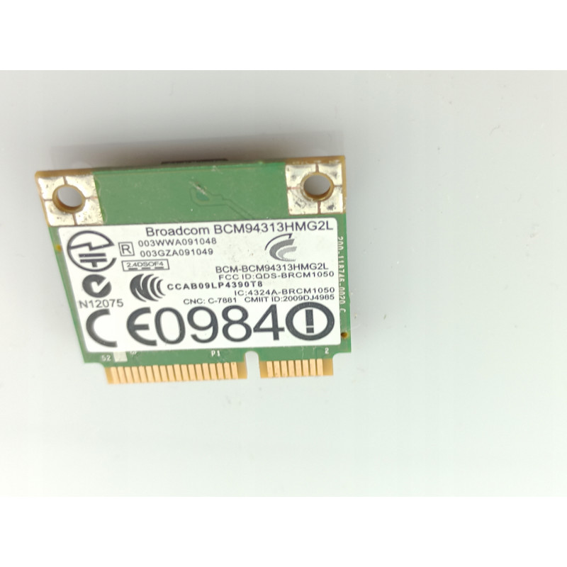 Karta mini PCI-E WLAN WiFi BCM94313HMG2L Dell