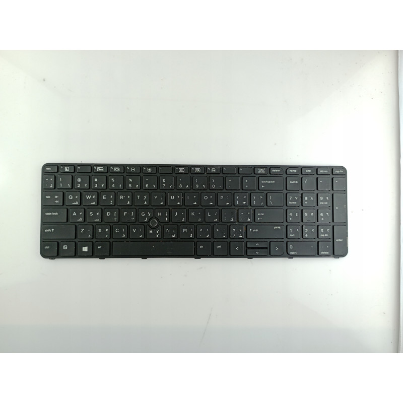 HP 650 G2 keyboard and other layout PL/AR LED underlight.