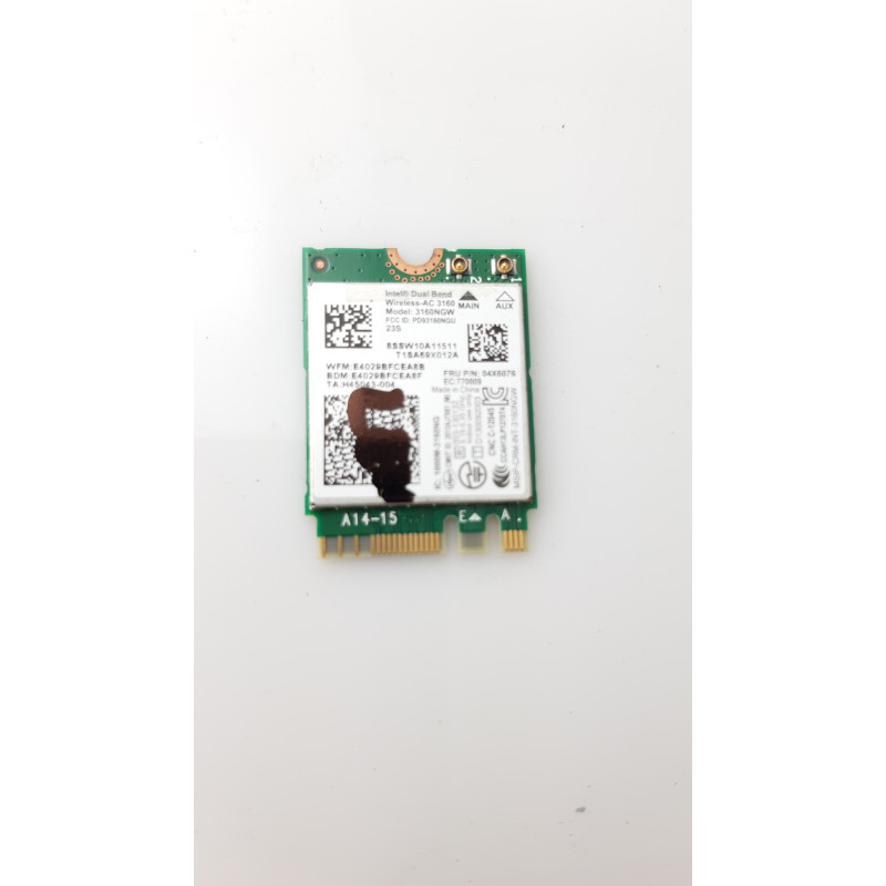 Intel 3160NGW Lenovo mini PCI-E WLAN WiFi card